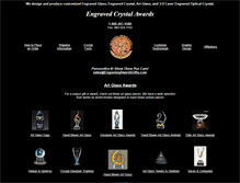 Tablet Screenshot of engravedcrystalawards.com